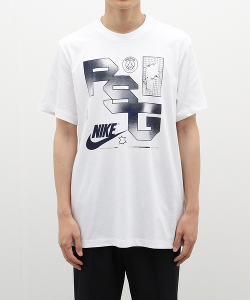 NIKE(ナイキ)の「【NIKE / ナイキ】PSG M NK FUTURA TEE FV9417- 100(Tシャツ/カットソー・メンズ・ホワイト・LARGE/MEDIUM/SMALL)」の13枚目の写真