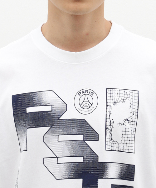 NIKE(ナイキ)の「【NIKE / ナイキ】PSG M NK FUTURA TEE FV9417- 100(Tシャツ/カットソー・メンズ・ホワイト・LARGE/MEDIUM/SMALL)」の17枚目の写真