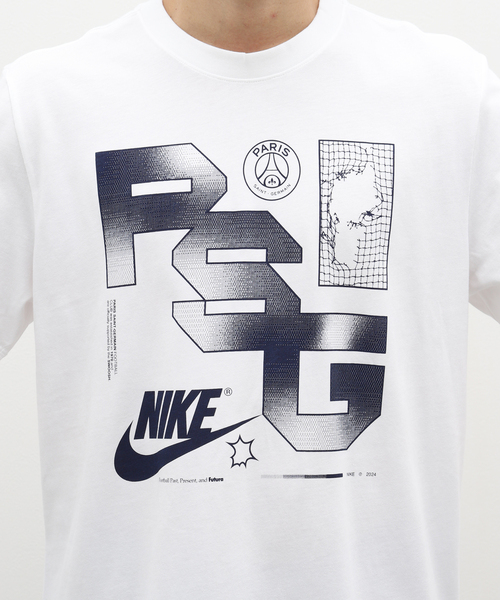 NIKE(ナイキ)の「【NIKE / ナイキ】PSG M NK FUTURA TEE FV9417- 100(Tシャツ/カットソー・メンズ・ホワイト・LARGE/MEDIUM/SMALL)」の21枚目の写真