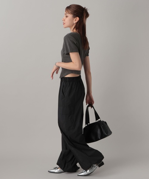 FOREVER 21（フォーエバー トゥエンティーワン）の「【2024SS】ピグメントリブジップTシャツ（Tシャツ/カットソー・レディース・ネイビー/グレー/ナチュラル・SMALL/MEDIUM）」の22枚目の写真