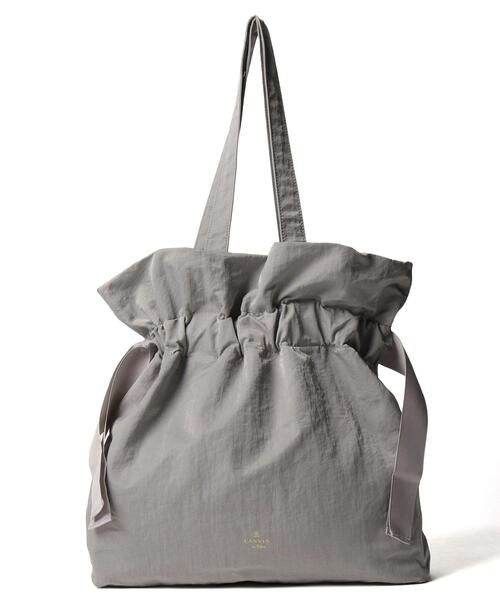 国内発送『 LANVIN en Bleu』巾着トートバッグ A4収納可 LANVIN en Bleu｜巾着トート | Rakuten Fashion(楽天