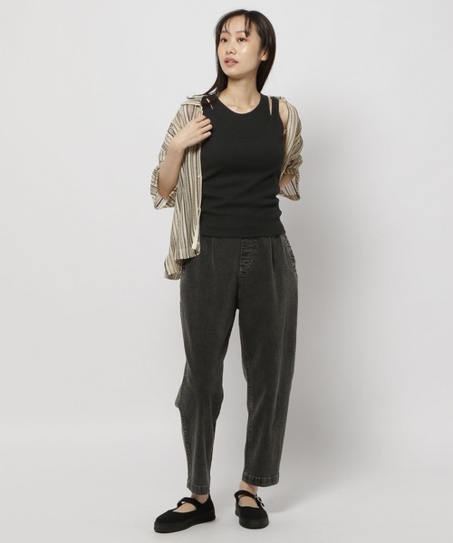 niko and...(ニコアンド)の「ルームドライ/カップレイヤードタンクトップ(タンクトップ・レディース・オレンジ/ベージュ/ブラック・LARGE/MEDIUM)」の9枚目の写真