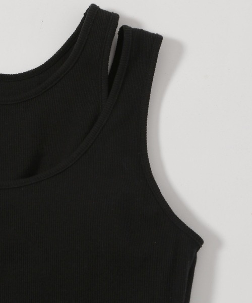 niko and...(ニコアンド)の「ルームドライ/カップレイヤードタンクトップ(タンクトップ・レディース・オレンジ/ベージュ/ブラック・LARGE/MEDIUM)」の16枚目の写真