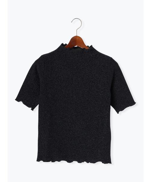 Te chichi（テチチ）の「ラメジョーゼットトップス（Tシャツ/カットソー・レディース・ネイビー/ブロンズ/シルバー・F）」の15枚目の写真