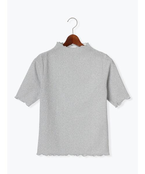 Te chichi（テチチ）の「ラメジョーゼットトップス（Tシャツ/カットソー・レディース・ネイビー/ブロンズ/シルバー・F）」の16枚目の写真