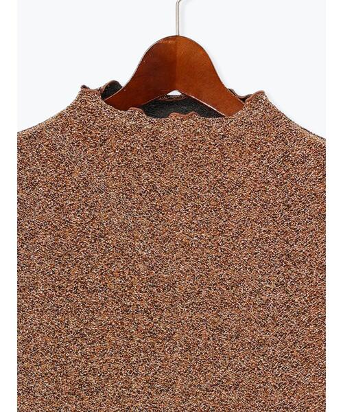 Te chichi（テチチ）の「ラメジョーゼットトップス（Tシャツ/カットソー・レディース・ネイビー/ブロンズ/シルバー・F）」の19枚目の写真