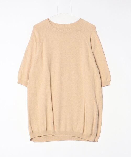 fridge（フリッジ）の「【CORDERA】コルデラ SOFT COTTON T-SHIRT（ニット/セーター・メンズ・ブラウン系その他/グレー/ベージュ系その他・ONESIZE）」の3枚目の写真