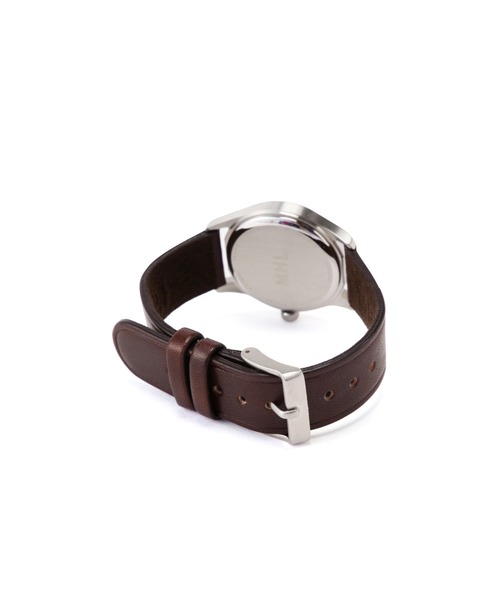 MHL.（エムエイチエル）の「LEATHER STRAP WATCH（アナログ腕時計・レディース・ブラック/ブラウン・FREE）」の5枚目の写真