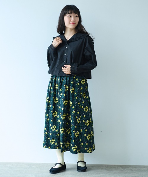 bulle de savon / まどろみトワイライトブラウス bulle de savon（ビュルデサボン）の「tulle lace sailor ブラウス
