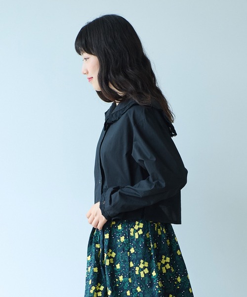 bulle de savon / まどろみトワイライトブラウス bulle de savon（ビュルデサボン）の「tulle lace sailor ブラウス