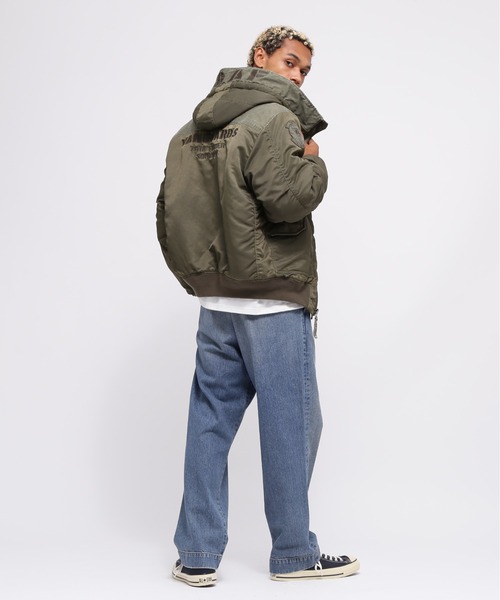 AVIREX(アヴィレックス)の「FADED J-CWFS CUSTOM JACKET / フェイデッド J-CWFS カスタム ジャケット / AVIREX / アヴィレックス(ミリタリージャケット・メンズ・オリーブ/ネイビー・MEDIUM/LARGE/X-LARGE/XX-LARGE)」の10枚目の写真