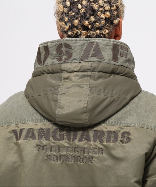 AVIREX(アヴィレックス)の「FADED J-CWFS CUSTOM JACKET / フェイデッド J-CWFS カスタム ジャケット / AVIREX / アヴィレックス(ミリタリージャケット・メンズ・オリーブ/ネイビー・MEDIUM/LARGE/X-LARGE/XX-LARGE)」の13枚目の写真