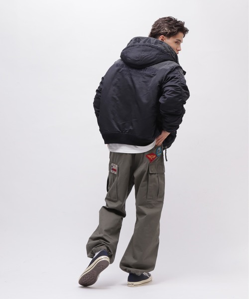 AVIREX(アヴィレックス)の「FADED J-CWFS CUSTOM JACKET / フェイデッド J-CWFS カスタム ジャケット / AVIREX / アヴィレックス(ミリタリージャケット・メンズ・オリーブ/ネイビー・MEDIUM/LARGE/X-LARGE/XX-LARGE)」の21枚目の写真