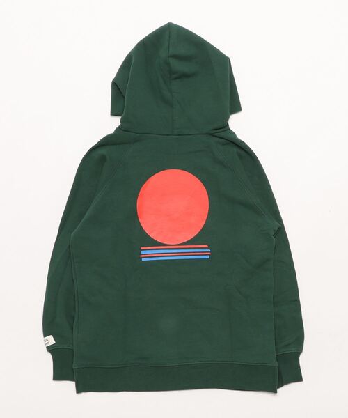 HOGAN RANCH WEAR（ホーガンランチウエア）の「マエウシロプリントパーカー（パーカー・キッズ・グレー/ピンク/グリーン/パープル・150/140/130/120/110/100/95/90/80）」の16枚目の写真