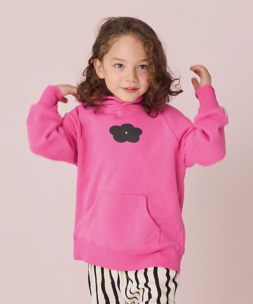 HOGAN RANCH WEAR（ホーガンランチウエア）の「マエウシロプリントパーカー（パーカー・キッズ・グレー/ピンク/グリーン/パープル・150/140/130/120/110/100/95/90/80）」の4枚目の写真