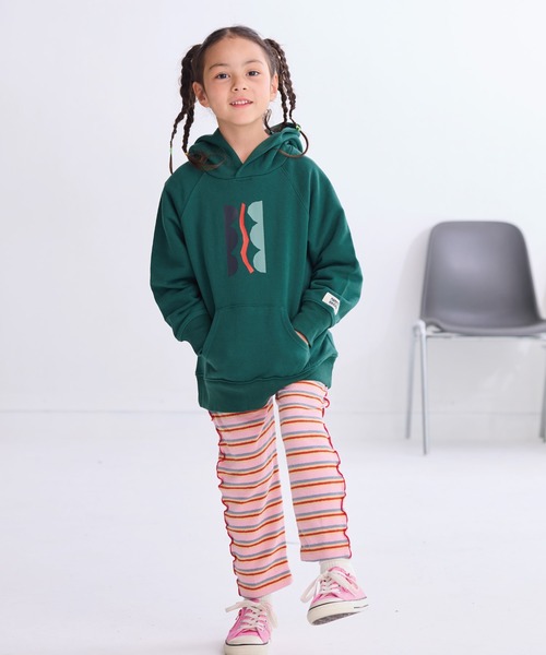 HOGAN RANCH WEAR（ホーガンランチウエア）の「マエウシロプリントパーカー（パーカー・キッズ・グレー/ピンク/グリーン/パープル・150/140/130/120/110/100/95/90/80）」の18枚目の写真