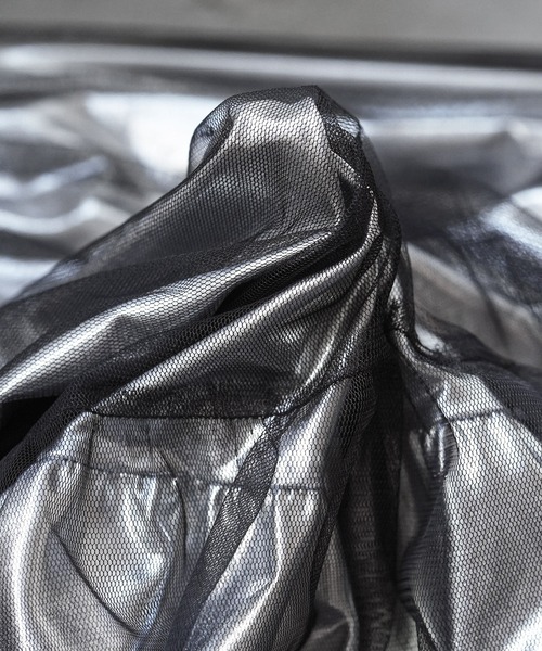 【セール】メタリックチュールギャザースカート（スカート）｜mili an deni（ミリアンデニ）