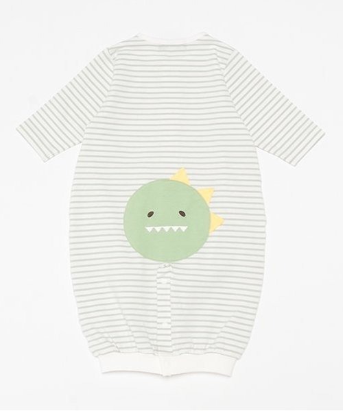 KNITセパレートロンパース セール】お尻アニマルボーダー2wayオール（ロンパース