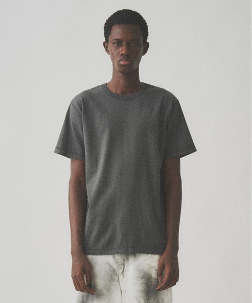 Juha(ユハ)の「SIGNATURE TEE(Tシャツ/カットソー・メンズ・オリーブ/ブラック/チャコールグレー・4/3)」の3枚目の写真