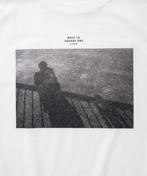 COMFY(コンフィー)の「BACK TO SQUARE ONE "INAGE COAST" TEE(Tシャツ/カットソー・レディース・ホワイト/ブラック・S/M/L/XL)」の13枚目の写真