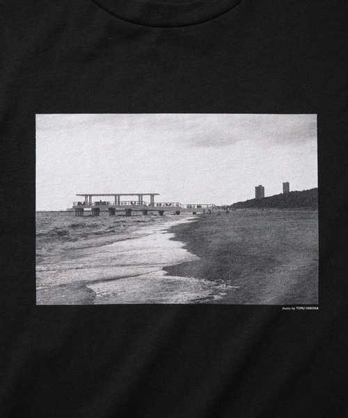 COMFY(コンフィー)の「BACK TO SQUARE ONE "INAGE COAST" TEE(Tシャツ/カットソー・レディース・ホワイト/ブラック・S/M/L/XL)」の16枚目の写真