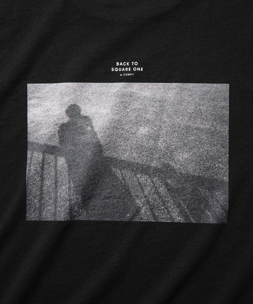 COMFY(コンフィー)の「BACK TO SQUARE ONE "INAGE COAST" TEE(Tシャツ/カットソー・レディース・ホワイト/ブラック・S/M/L/XL)」の17枚目の写真