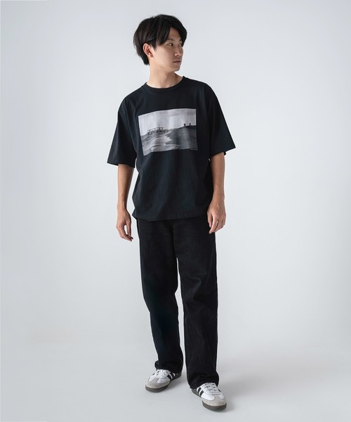 COMFY(コンフィー)の「BACK TO SQUARE ONE "INAGE COAST" TEE(Tシャツ/カットソー・レディース・ホワイト/ブラック・S/M/L/XL)」の4枚目の写真