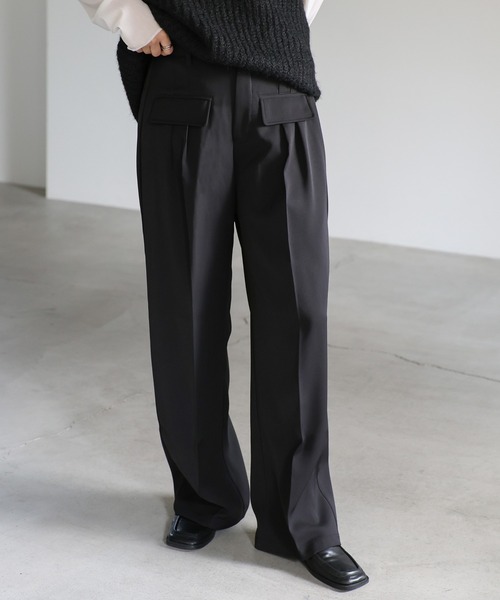 セール】フロントフラップパンツ（スラックス）｜select MOCA