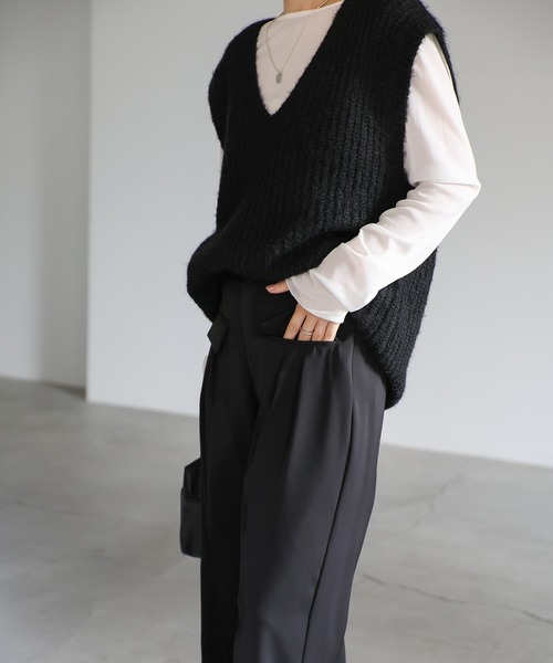 【セール】フロントフラップパンツ(スラックス)|select MOCA(セレクトモカ) 【セール】フロントフラップパンツ(スラックス)|select MOCA(セレクトモカ)