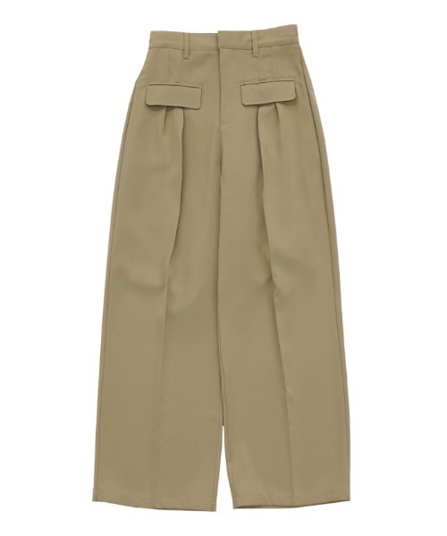 【セール】フロントフラップパンツ(スラックス)|select MOCA(セレクトモカ) 【セール】フロントフラップパンツ(スラックス)|select MOCA(セレクトモカ)