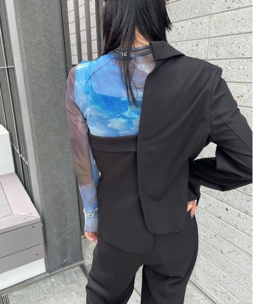 アメリ DEFORMATION JACKET SET PANTS Womens Divide Fusion Stretch Jacket Grey | Artilect Performance