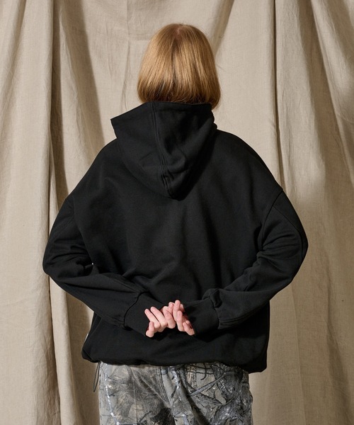 WETTEMPT(ウィテンプト)の「SWEAT MOUNTAIN ZIP PARKA / スウェットマウンテンZIPパーカー(パーカー・メンズ・グレー/ブラック・LARGE/MEDIUM/SMALL)」の7枚目の写真