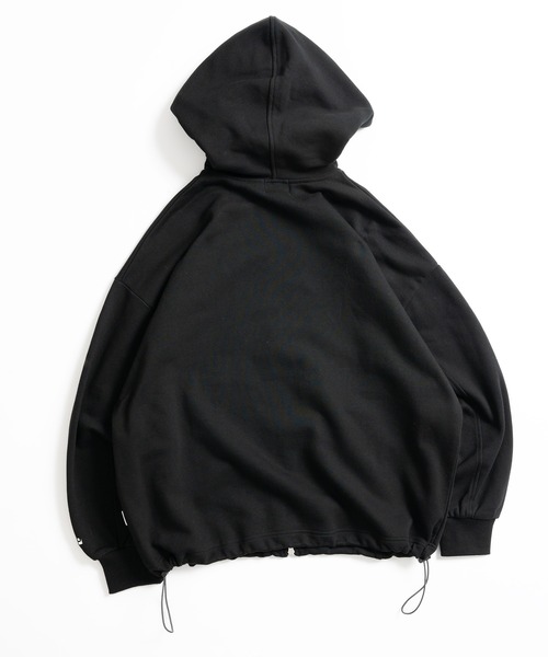WETTEMPT(ウィテンプト)の「SWEAT MOUNTAIN ZIP PARKA / スウェットマウンテンZIPパーカー(パーカー・メンズ・グレー/ブラック・LARGE/MEDIUM/SMALL)」の4枚目の写真