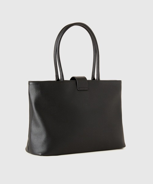 BENETTON (UNITED COLORS OF BENETTON)（ベネトンユナイテッドカラーズオブベネトン）の「BENETTON無地フェイクレザートートバッグ（トートバッグ・レディース・ブラック/ブラウン・FREE）」の8枚目の写真