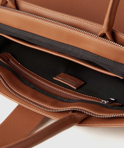 BENETTON (UNITED COLORS OF BENETTON)（ベネトンユナイテッドカラーズオブベネトン）の「BENETTON無地フェイクレザートートバッグ（トートバッグ・レディース・ブラック/ブラウン・FREE）」の12枚目の写真