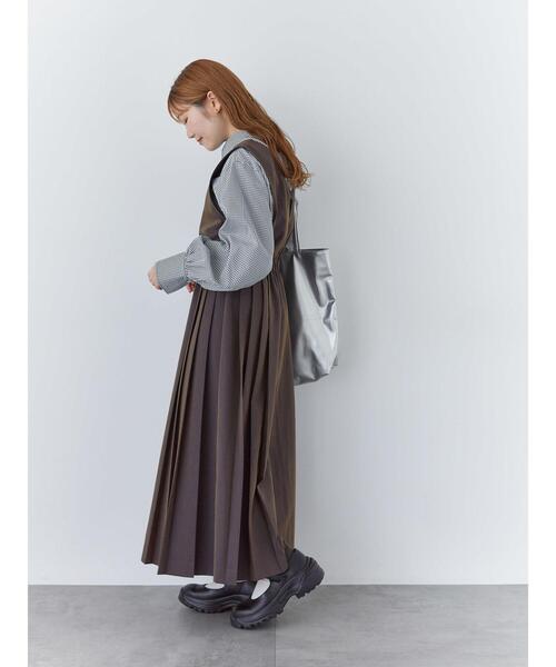 ehka sopo(エヘカソポ)の「ネクタイ付シャツ(シャツ/ブラウス・レディース・オフホワイト/キナリ/ブラック・F)」の13枚目の写真