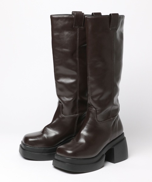 FOREVER 21（フォーエバー トゥエンティーワン）の「【2024FW】厚底ロングブーツ（ブーツ・レディース・ブラック/ブラウン・LARGE/MEDIUM）」の13枚目の写真