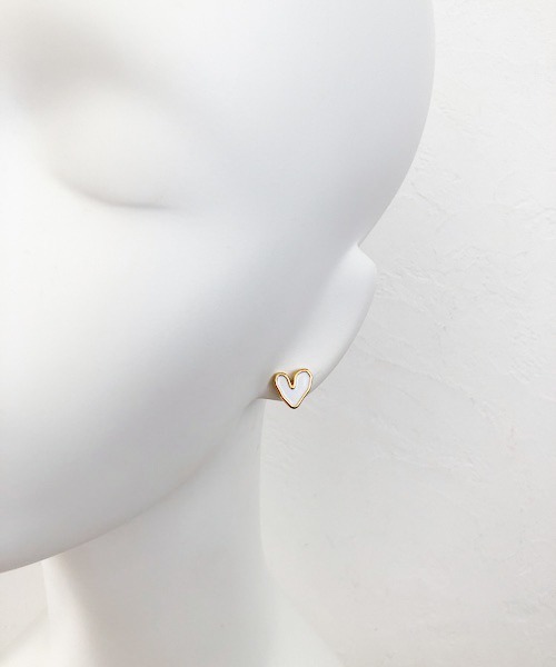 ★トゥイーティーバード 【ALDO】ハート型ピアス♪ HEART Daith body jewelry 16G K18YG #LJ18001P ハート ダイス