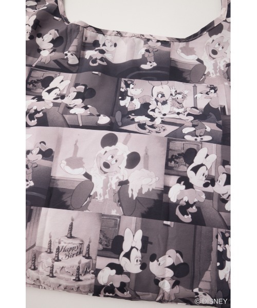Disney SERIES CREATED by MUS(ディズニーシリーズクリエイテッドバイエムユーエス)の「MD MARCHE PACKABLE バッグ(エコバッグ/サブバッグ・レディース・ブラウン/ブラック・FREE)」の6枚目の写真