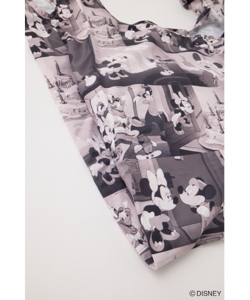 Disney SERIES CREATED by MUS(ディズニーシリーズクリエイテッドバイエムユーエス)の「MD MARCHE PACKABLE バッグ(エコバッグ/サブバッグ・レディース・ブラウン/ブラック・FREE)」の7枚目の写真