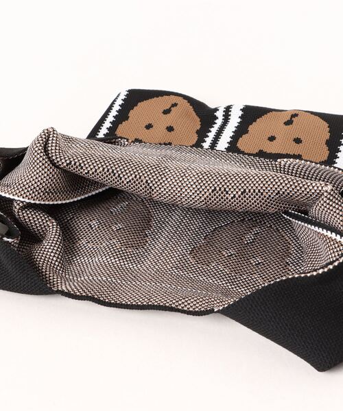 Mignonjour（ミニョンジュール）の「FReePLACe/くま リボン柄ニットバッグ 12302（ハンドバッグ・レディース・ブラック/ホワイト/ホワイト系その他/ブラック系その他/その他2/その他5/その他3/その他4/その他7/その他6/その他8・FREE）」の20枚目の写真