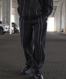 ZIP FIVE | 【ZIP FIVE】 ワンポイント 刺繍 トラックパンツ サイドライン / パイピング 【セットアップ可】(スウェットパンツ)