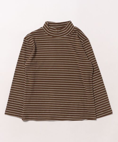 aimoha（アイモハ）の「【aimoha-KIDS-】ハイネックトップス（Tシャツ/カットソー・キッズ・ブラック/グレー/チョコ/ベージュ・90/100/110/120/130）」の16枚目の写真