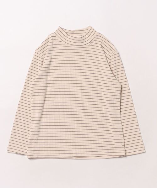 aimoha（アイモハ）の「【aimoha-KIDS-】ハイネックトップス（Tシャツ/カットソー・キッズ・ブラック/グレー/チョコ/ベージュ・90/100/110/120/130）」の17枚目の写真