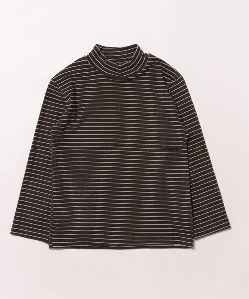 aimoha（アイモハ）の「【aimoha-KIDS-】ハイネックトップス（Tシャツ/カットソー・キッズ・ブラック/グレー/チョコ/ベージュ・90/100/110/120/130）」の15枚目の写真