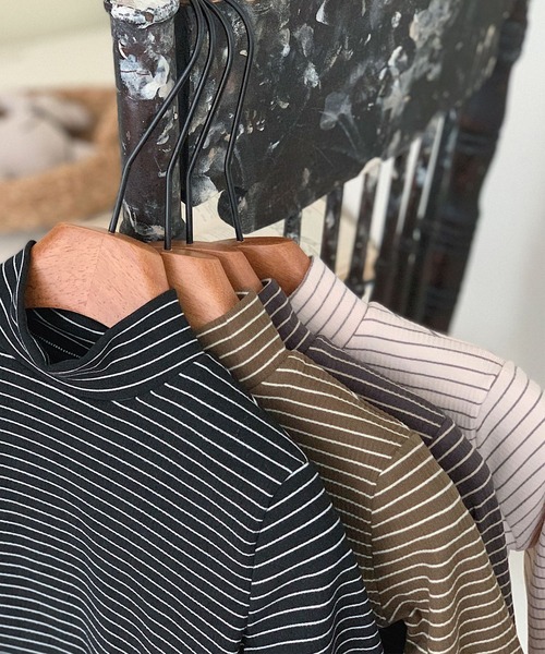 aimoha（アイモハ）の「【aimoha-KIDS-】ハイネックトップス（Tシャツ/カットソー・キッズ・ブラック/グレー/チョコ/ベージュ・90/100/110/120/130）」の13枚目の写真