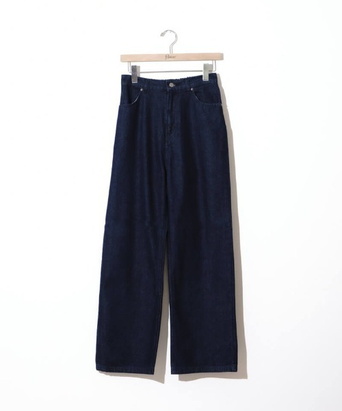 flower（フラワー）の「グラッドバギーパンツ2（デニムパンツ・レディース・ブラック/ネイビー・MEDIUM/SMALL）」の20枚目の写真