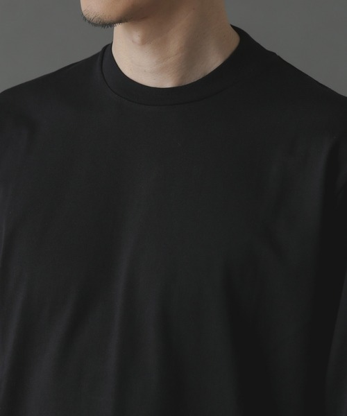 NANO universe（ナノユニバース）の「ジャケT(R) クルーネック 長袖（Tシャツ/カットソー・メンズ・ホワイト/ブラック・S/XL/L/M）」の13枚目の写真