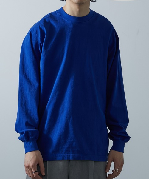 LOS ANGELES APPAREL(ロサンゼルスアパレル)の「【Los Angeles Apparel】6.5oz L/S Garment Dye T-Shirt 6.5オンス ガーメントダイ ロングスリーブTシャツ ロンT UNTR(Tシャツ/カットソー・メンズ・ゴールド/ネイビー/レッド/ライトグリーン/ホワイト/ブルー/グレー/ブラック・S/M/L/XL)」の6枚目の写真