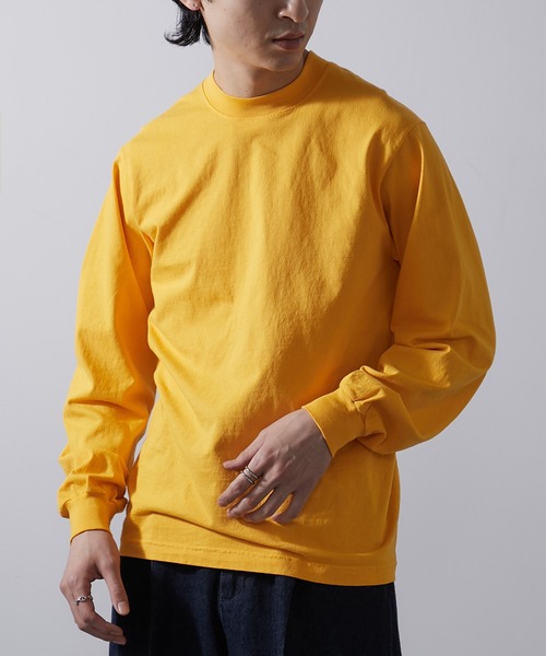 LOS ANGELES APPAREL(ロサンゼルスアパレル)の「【Los Angeles Apparel】6.5oz L/S Garment Dye T-Shirt 6.5オンス ガーメントダイ ロングスリーブTシャツ ロンT UNTR(Tシャツ/カットソー・メンズ・ゴールド/ネイビー/レッド/ライトグリーン/ホワイト/ブルー/グレー/ブラック・S/M/L/XL)」の18枚目の写真